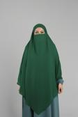 Hürrem Bone Zümrüt Pratik Hazır Geçmeli Tesettür Eşarp Krep Bağcıklı Sufle Hijab 2313_37