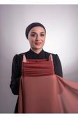 Hürrem Bone Taba Pratik Hazır Geçmeli Şal Şifon Boru Boneli 3001_33