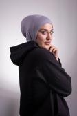 Hürrem Bone Koyu Gri Pratik Hazır Geçmeli Bone Viskon Kumaş Hijab Spor 2106_23