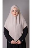 Hürrem Bone Bej Pratik Hazır Geçmeli Tesettür Eşarp Aerobin Kumaş Çapraz Hijab 2307_12