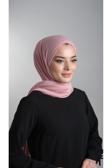 Hürrem Bone Pembe Pratik Hazır Geçmeli Şal Viskon Kumaş Penye Şal 2108_04