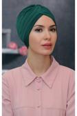 Hürrem Bone Zümrüt Pratik Hazır Geçmeli Tesettür Bone Sandy Kumaş Taçlı Büzgülü 1208_37