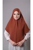Hürrem Bone Kiremit Pratik Hazır Geçmeli Tesettür Eşarp Aerobin Kumaş Çapraz Hijab 2307_05