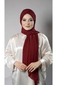 Hürrem Bone Bordo Pratik Hazır Geçmeli Bone Şal Şifon Kendinden Boneli Iki Bantlı 1452_16