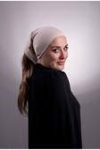 Halven Bej Pratik Hazır Geçmeli Iç Bone Viskon Kumaş Dikişsiz Boru Bone 3006_12