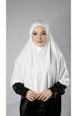 Hürrem Bone Krem Pratik Hazır Geçmeli Tesettür Eşarp Viskon Arkası Lastikli Peçeli 2112_40
