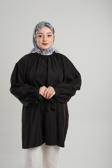 Giverny Bebe Mavisi Desenli Eşarp Bambu Çiçek Dijital Baskılı 202208_11