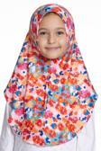 Hürrem Bone Pembe Pratik Hazır Geçmeli Genç Tesettür Bone Jakar Desenli Hijab 2408_04
