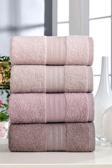 Denia Home Textile %100 Pamuk 4'Lü El Ve Yüz Havlusu Seti 50X90 Ruby