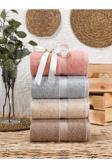 Denia Home Textile %100 Pamuk 4'Lü El Ve Yüz Havlusu Seti 50X90 Harmesia