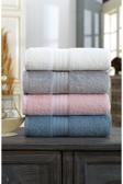 Denia Home Textile %100 Pamuk 4'Lü El Ve Yüz Havlusu Seti 50X90 Harmesia