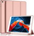 Apple iPad 7. Nesil 10.2 inc (2019) Kalemlikli Uyku Modlu Yatay Standlı Stromix Smart Kılıf A2197 A2200 A2198