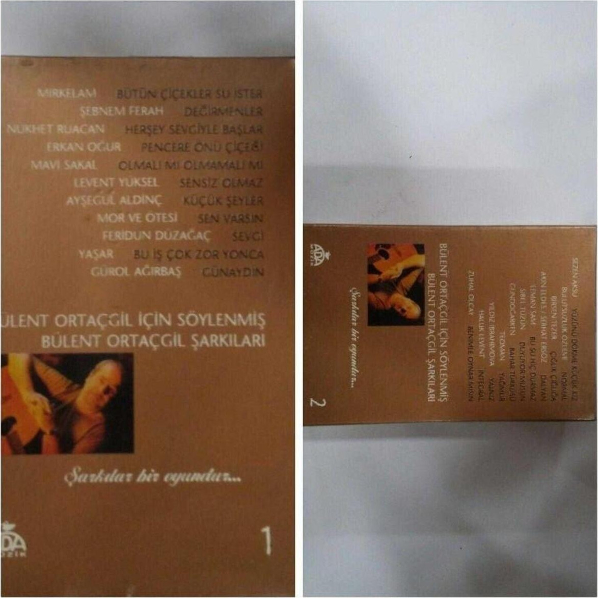 Raks Müzik Bülent Ortaçgil İçin Söylenmiş Şarkılar Çift Kaset - idefix