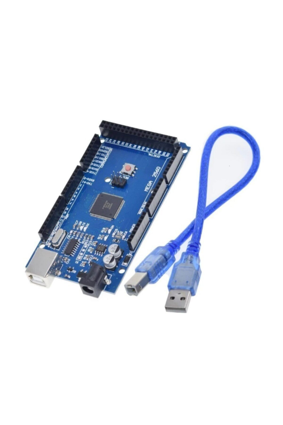 Robo90 Arduino Robo90 Arduino Mega 2560 R3 - Klon (Usb Chip Ch340) Usb Kablo Dahil