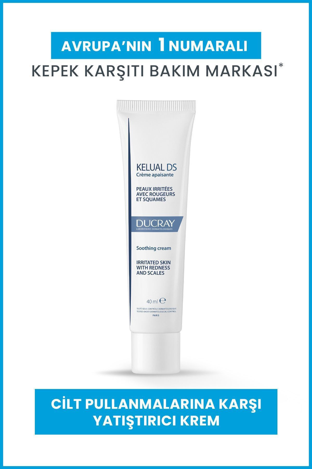 Ducray Kelual DS Pullanma Karşıtı Bakım Kremi 40 ml