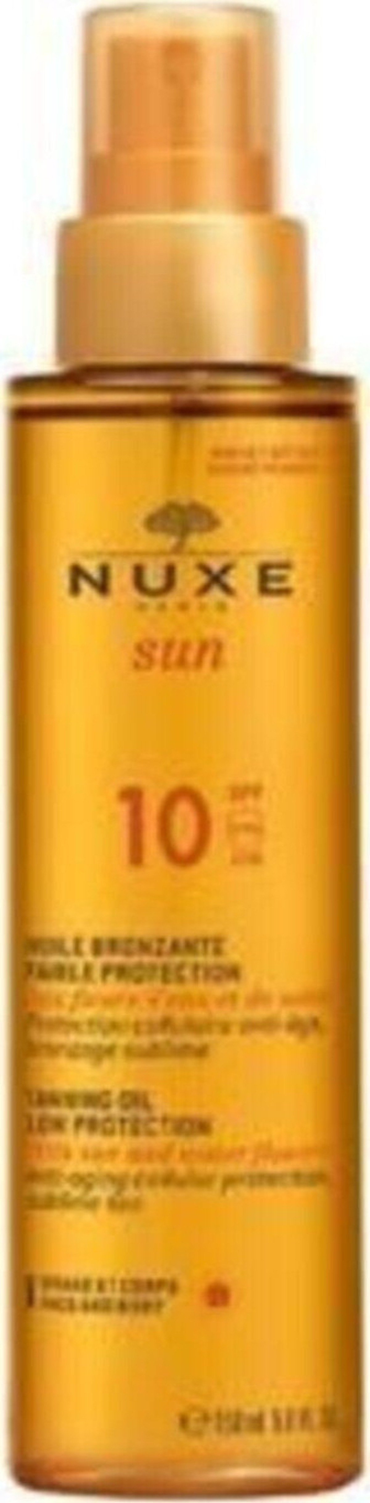 Nuxe Sun Huile 150 ml 10 Faktör Bronzlaştırıcı Yağ