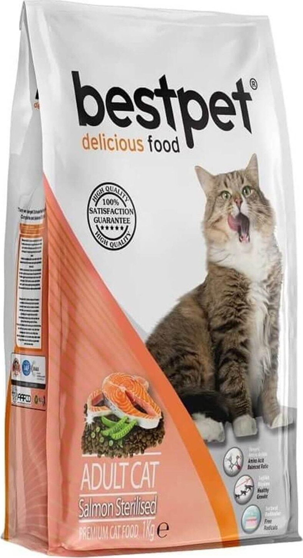 BestPet Somonlu Kısırlaştırılmış Kedi Maması