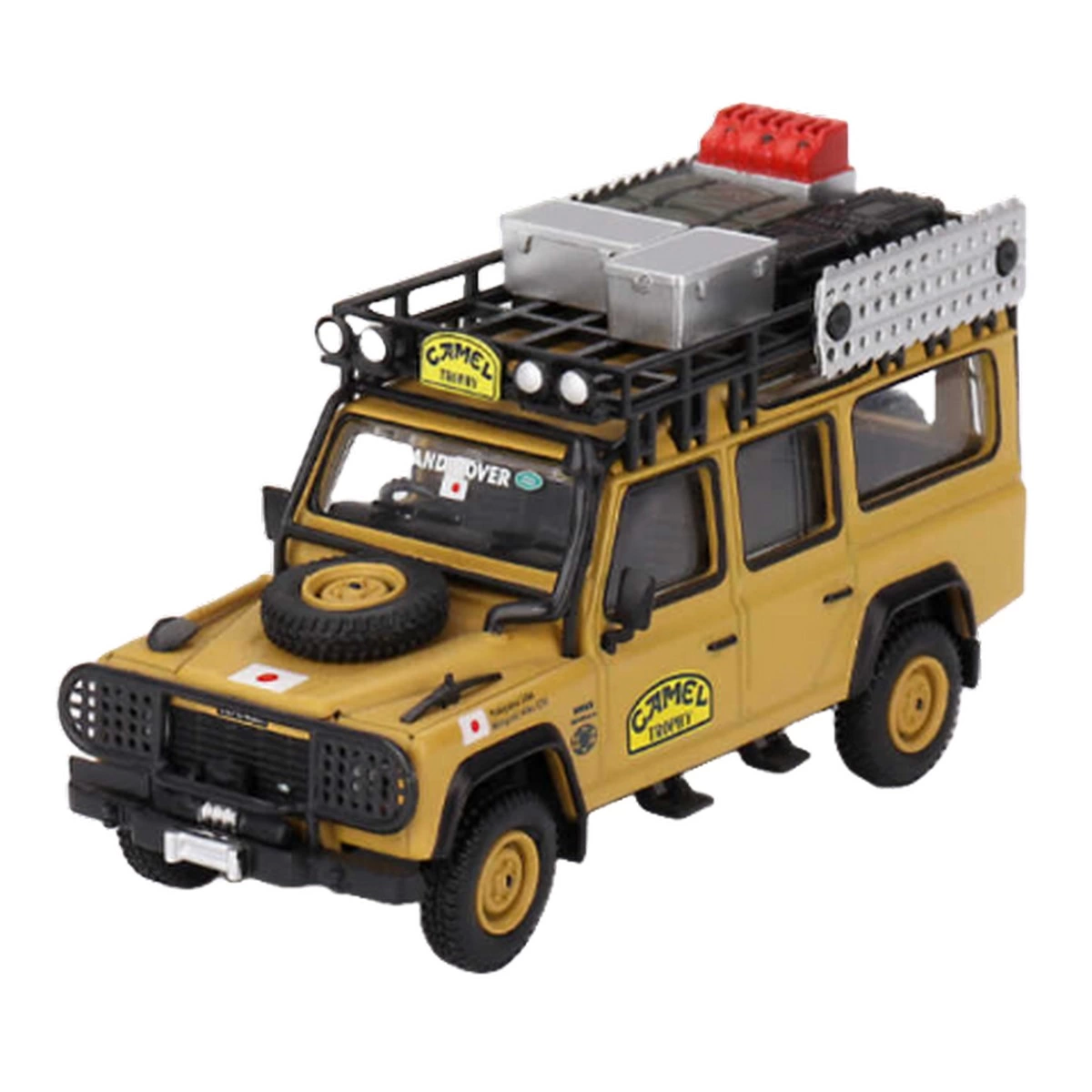Miniature Voiture Land Rover Defender 110 Camel Trophy 1989 - échelle 1:64, Neuve En Boîte