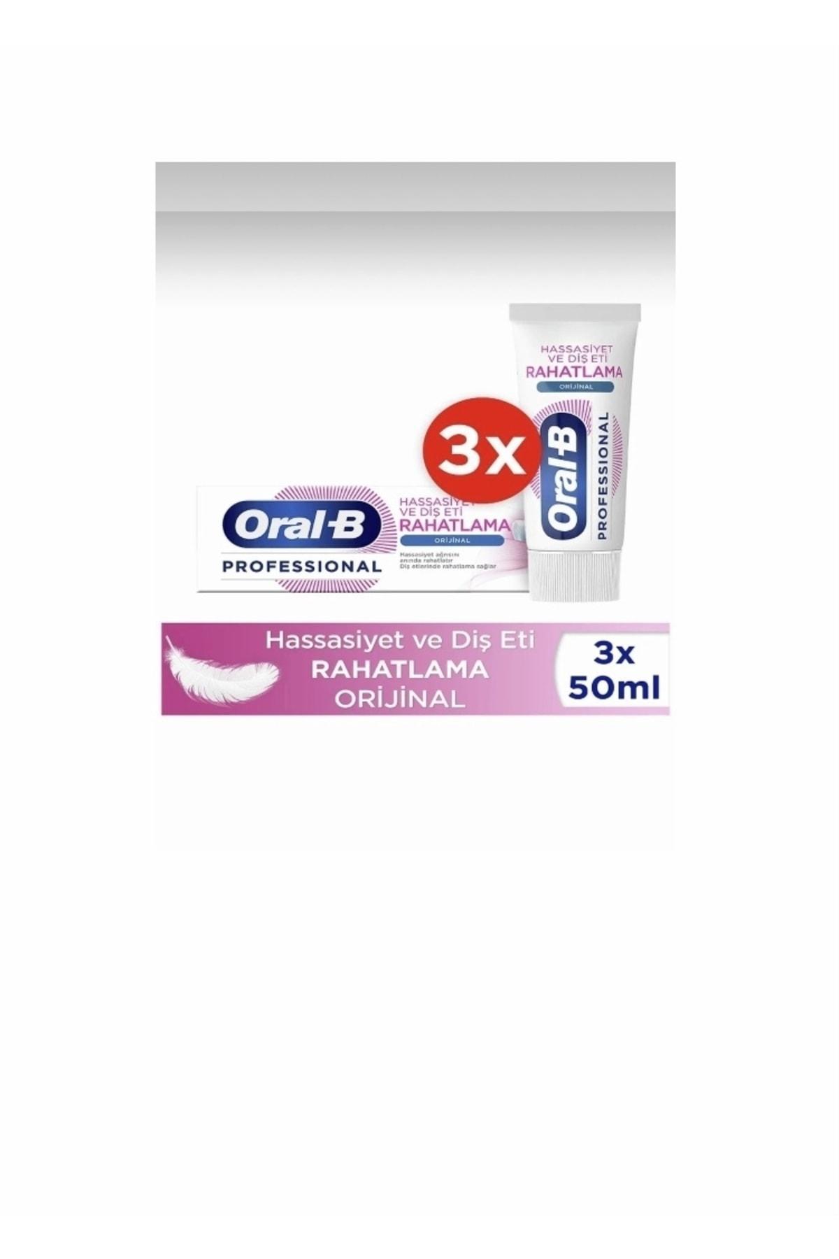 Oral-B Professional Hassasiyet Ve Rahatlama Diş Macunu 50 Ml 3 Adet ...