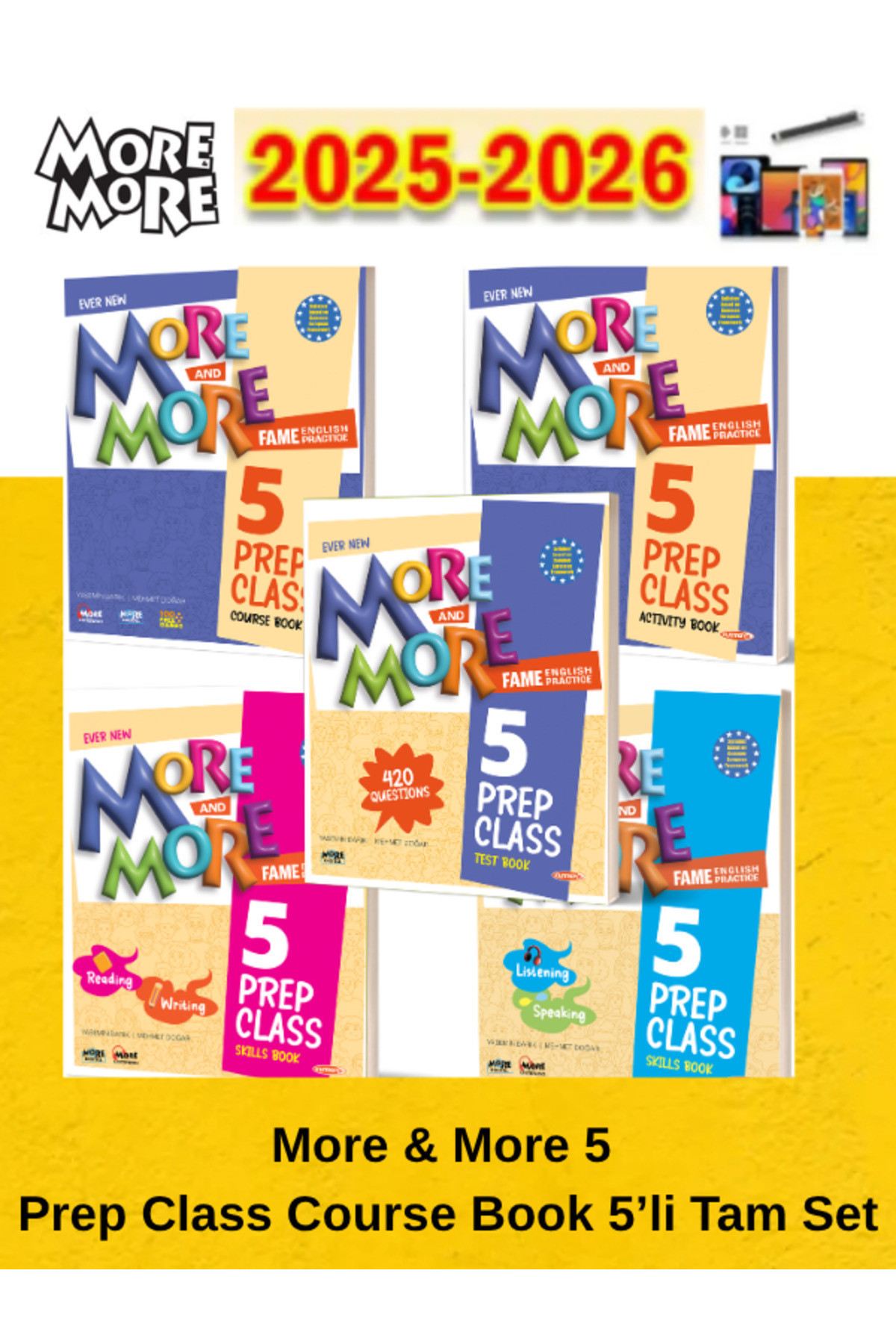 More & More 2025-2026 5.Sınıf 5 Prep Class Course Book 5’Li Tam Set ...