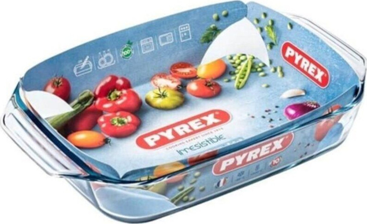 Pyrex 407 Pyrex 407B000/7046 Dikdörtgen Fırın Kabı 2,1 Lt