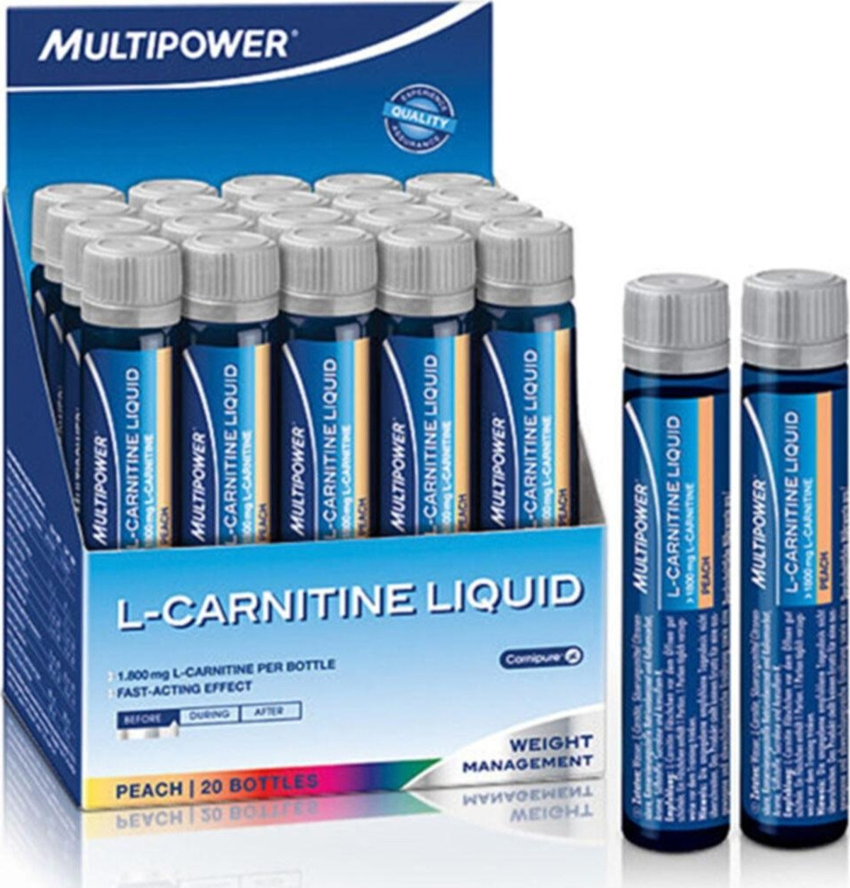 Multipower L-carnitine Likit 1800 Mg 20 Shot Thermo Karnitin Sv