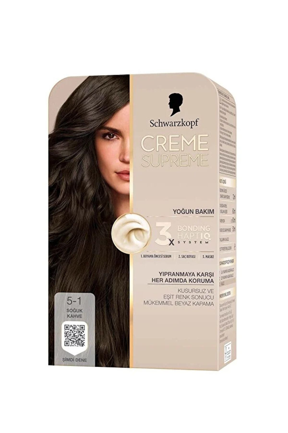 Schwarzkopf Creme Supreme 5.1 Soğuk Kahve Saç Boyası
