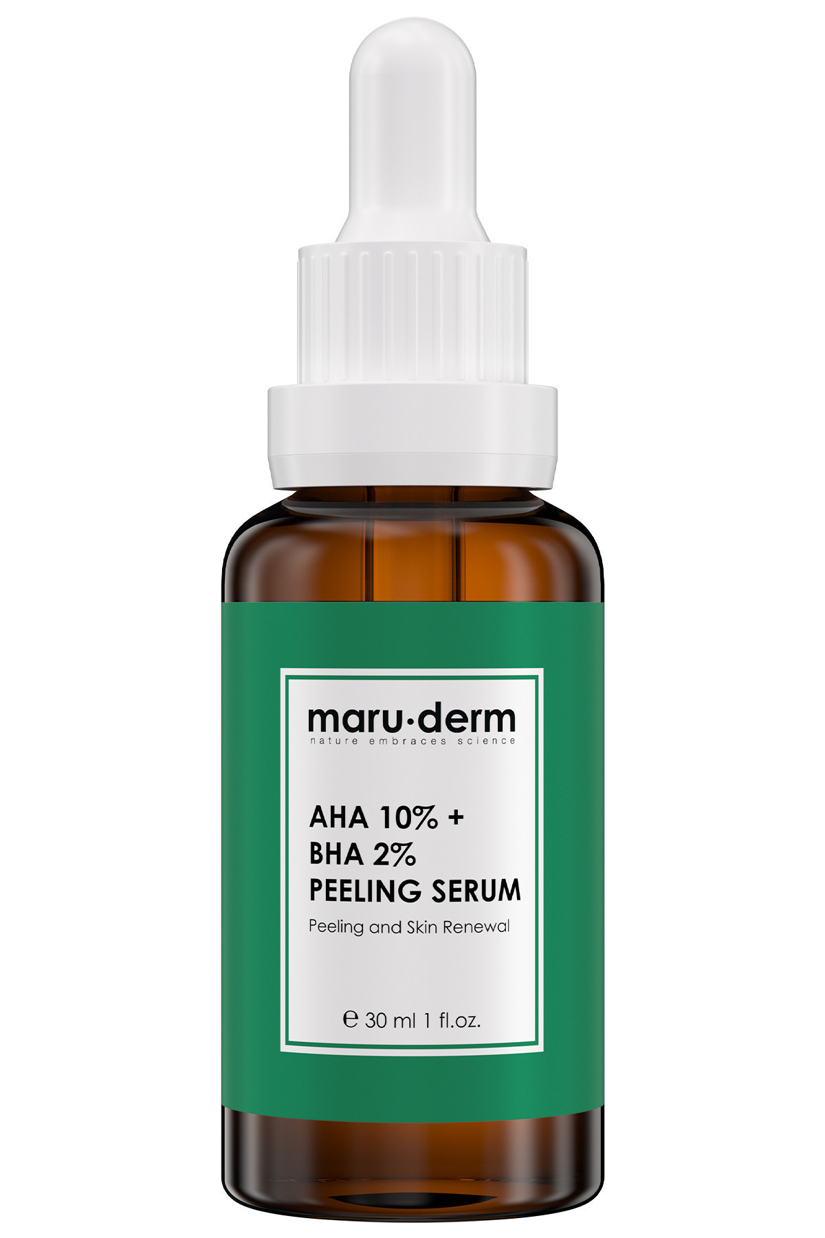 Maru.Derm Aha %10 + Bha %2 Peeling Maske Cilt Bakım Serumu 30 ml