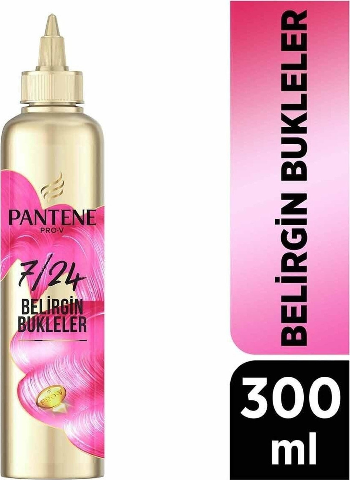 Pantene 7/24 Belirgin Bukleler 300 ml Durulanmayan Saç Kremi