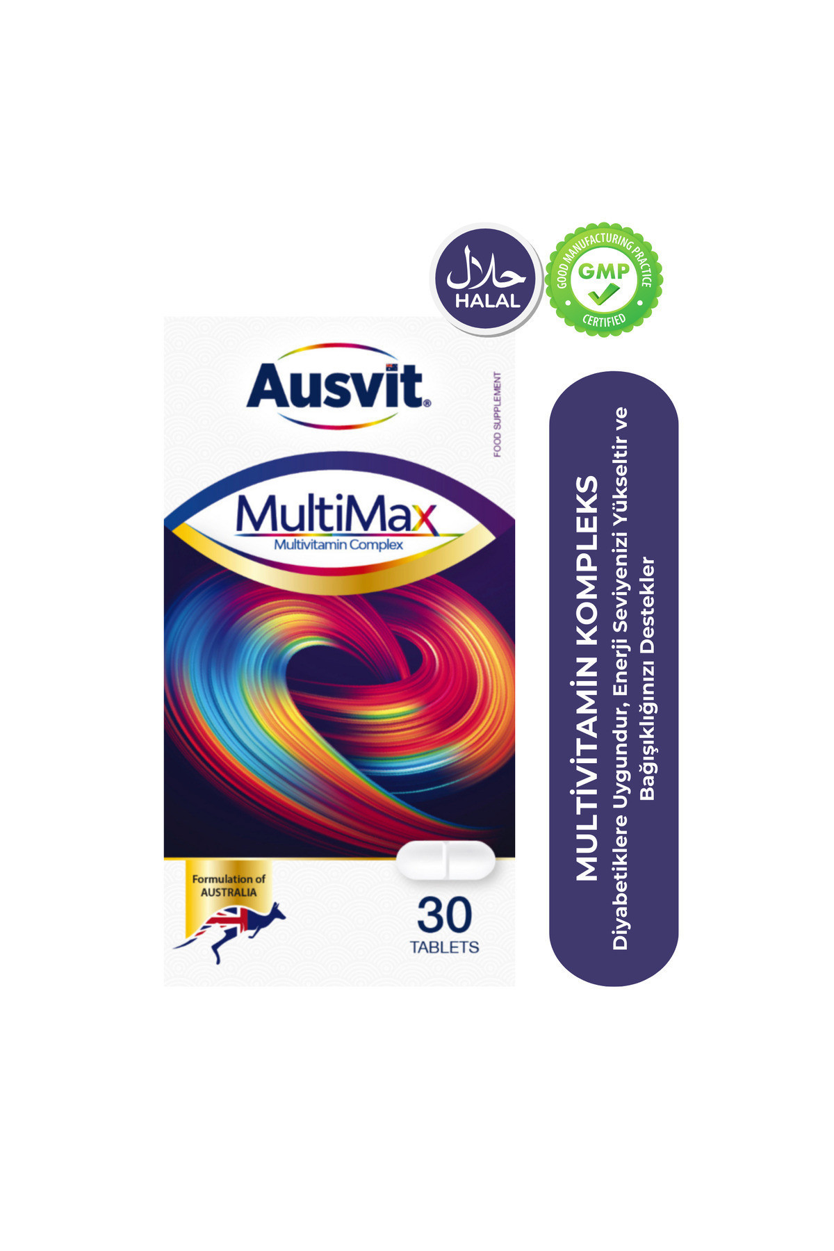 Multi Max Multimax Adult – Multivitamin ve Multimineral İçeren Tablet Takviye ...