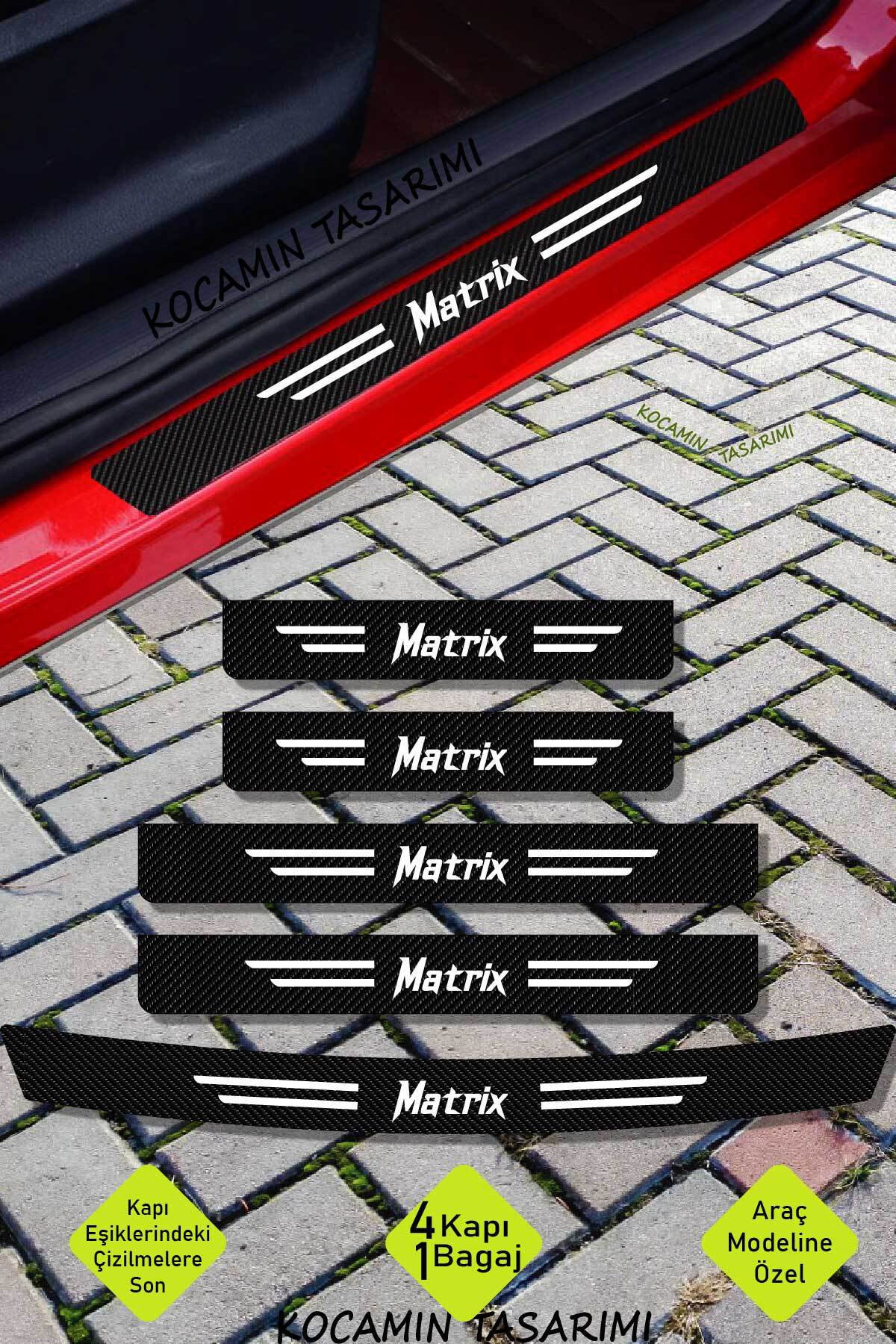 Kapi Matrix Kocamın Tasarımı Hyundai Matrix Araç Kapı ve Bagaj Eşiği Koruyucu Set ...
