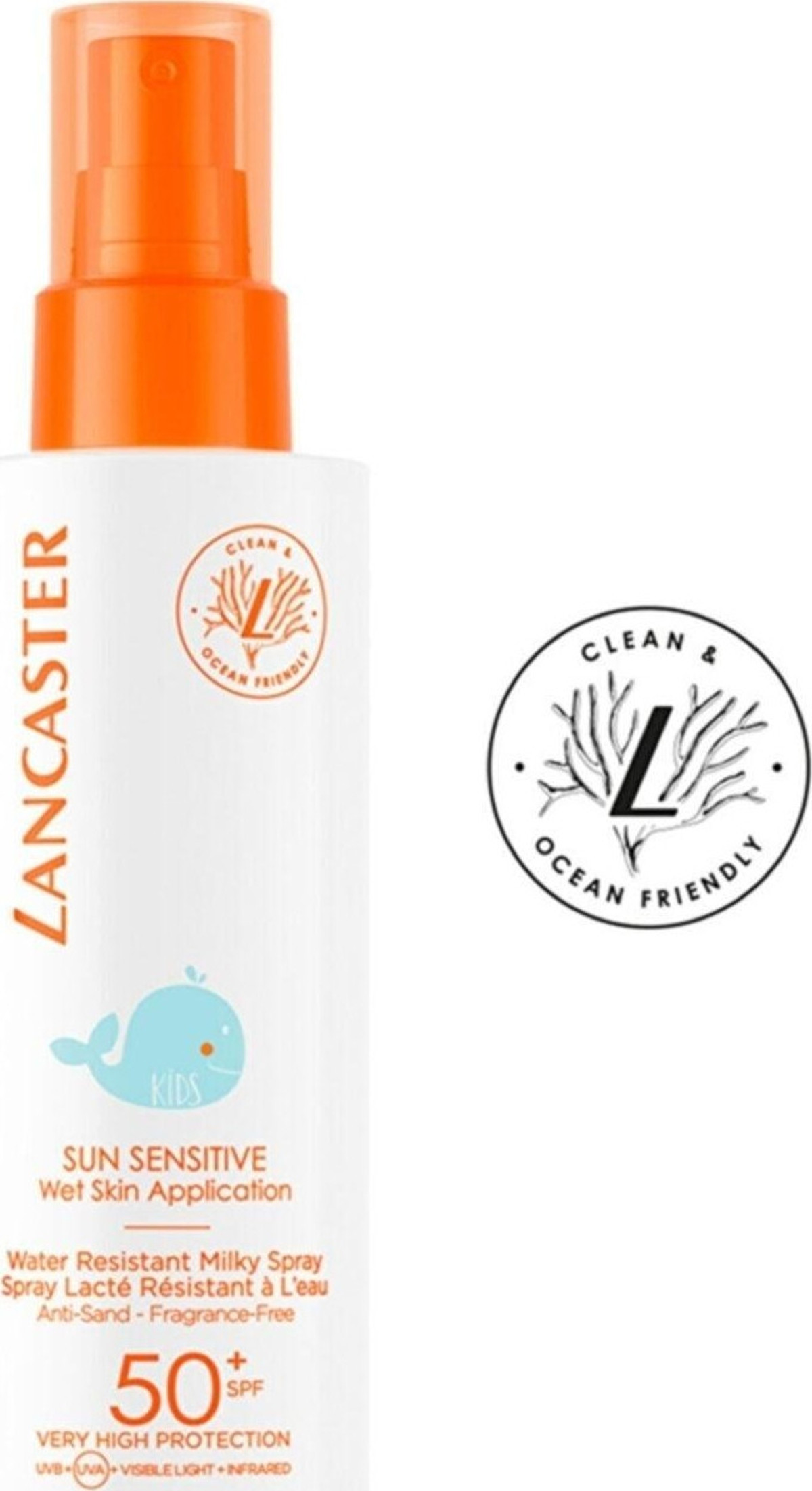 Lancaster Sun Sensitive Kids Water Resistant Milky Spf 50+ 150 ml Çocuk Güneş Sütü Spreyi