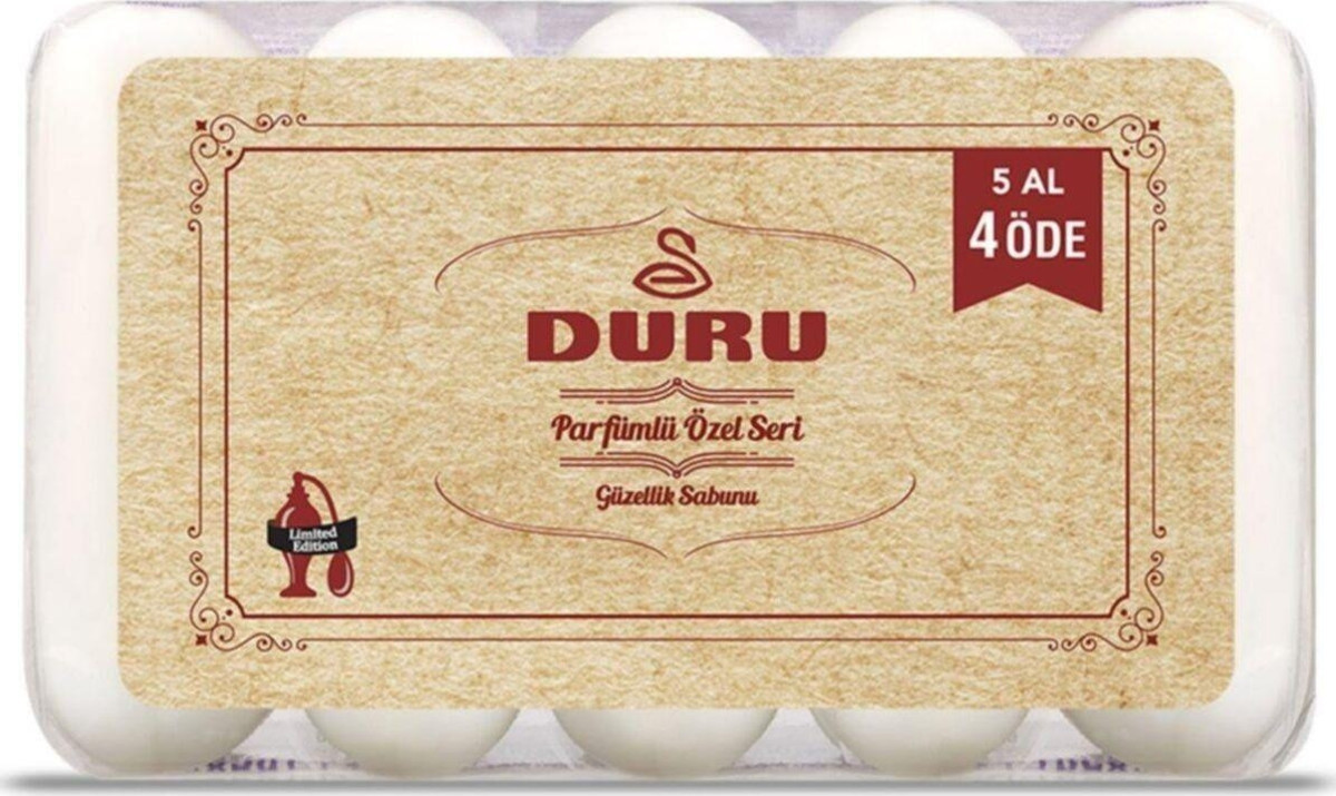 DURU GÜZELLİK SABUNU PARFÜMLÜ ÖZEL SERİ 4LÜ 350GR