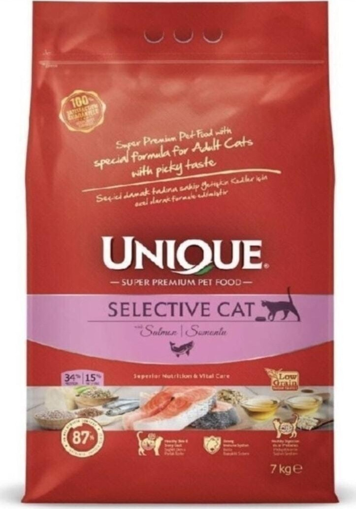 Unique Selective Somonlu 7 kg Yetişkin Kedi Maması