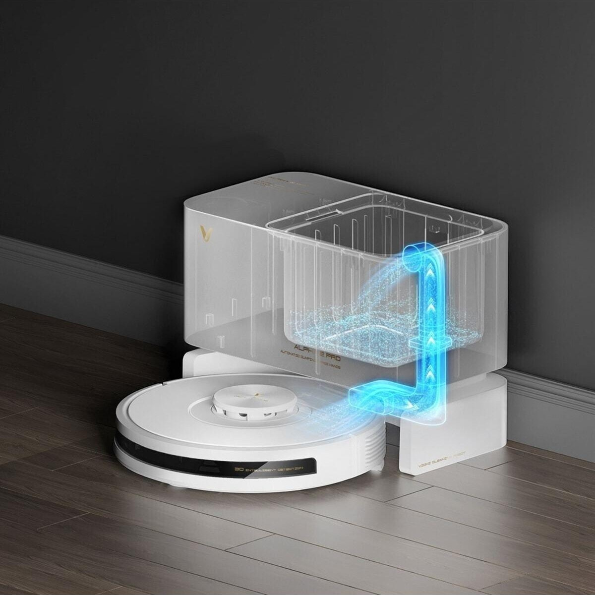 Viomi Alpha 2 Pro Robot Süpürge Akıllı Toz Boşaltma Üniteli