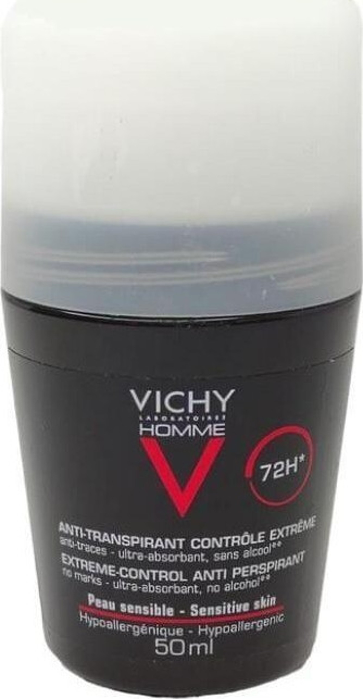 Vichy Homme Invisible Resist İz ve Terleme Karşıtı 50 ml Erkek Roll-On Deodorant