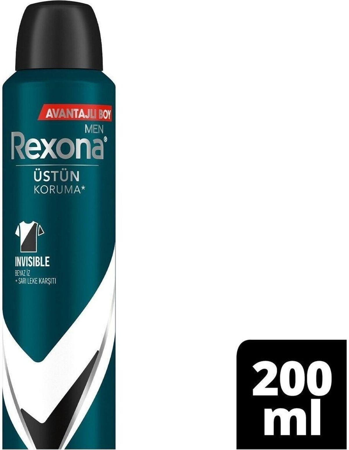 Rexona Men Invisible Rexona Men Deodorant Invisible Black White 200 Ml - idefix