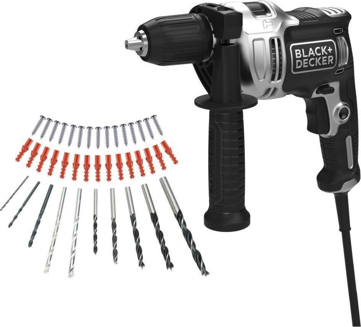 BLACK+DECKER Black Decker BEH71A40SK-QS Silver 710 W Darbeli Matkap