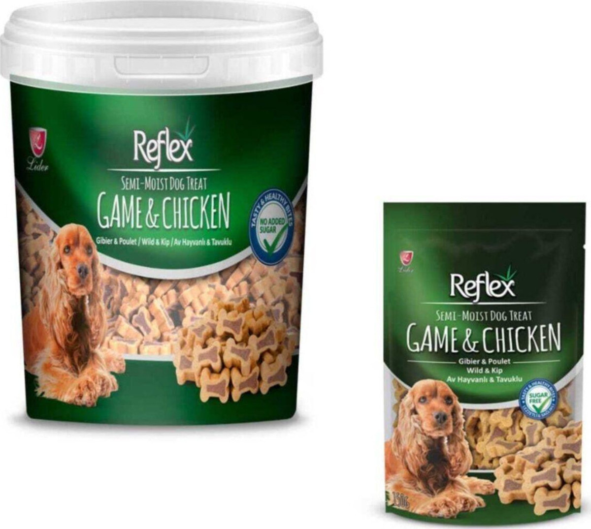 Reflex Yarı Yumuşak Ödül Seti - Game & Chıcken (500Gr+150Gr) - idefix