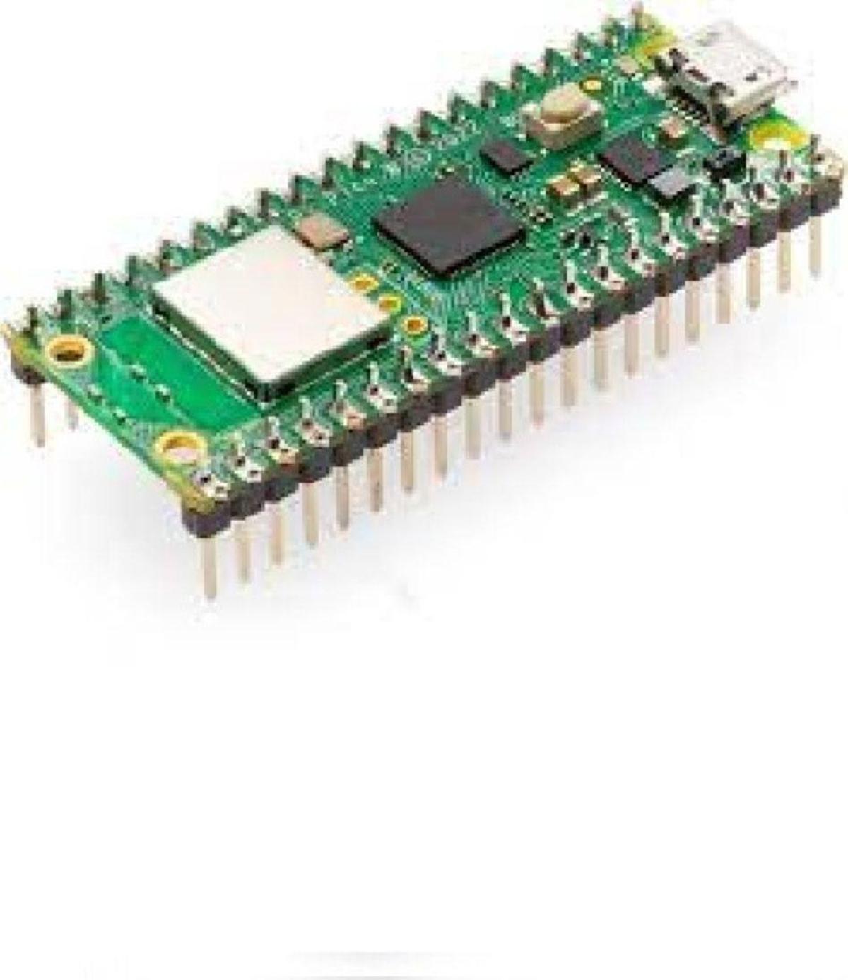 Raspberry Pi Pico W Welded Lehimli (Pin Başlıkları Lehimlenmiş) - idefix