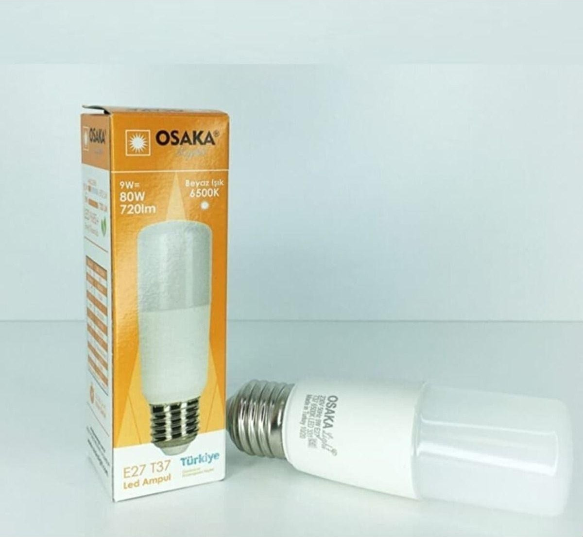 Osaka Light Osaka Pil Led Buji Ampul 9W E27 6500K Beyaz Işık