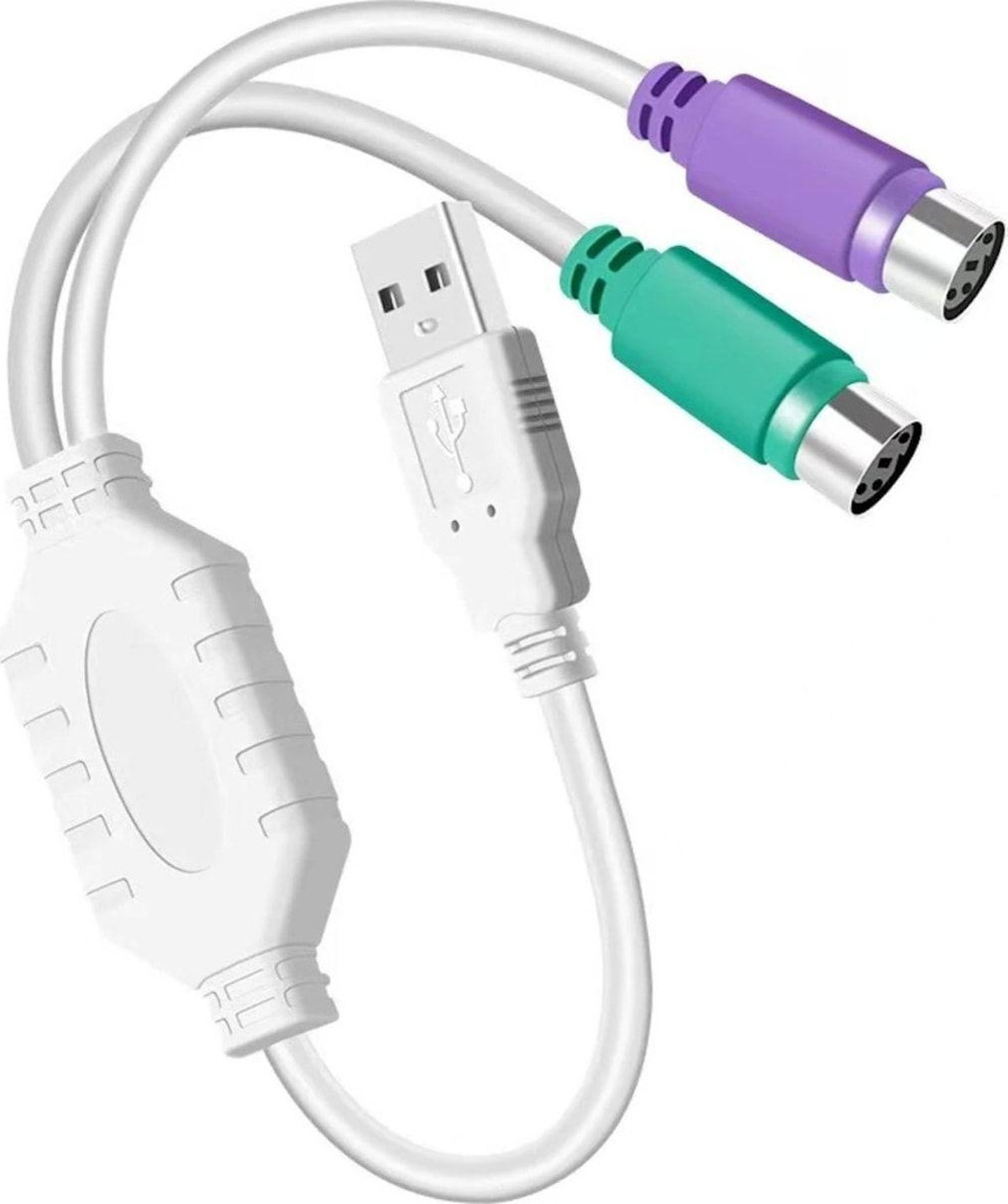 aogo Usb Ps/2 Dönüştürücü Klavye Mouse Ps2 - Usb Adaptörü Erkek - Ps/2 ...