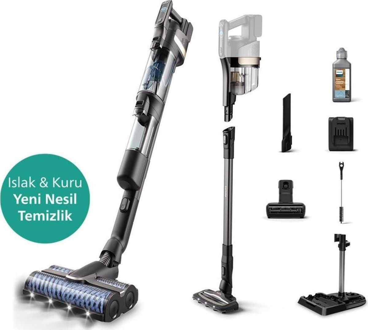 aqua trio 9000 seri xw946311 islak kuru temizlik kablosuz dikey supurge p 5253089