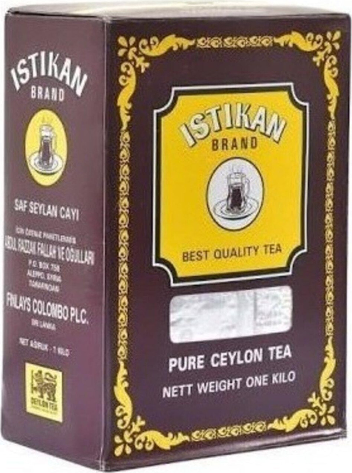 İstikan Istıkan Brand Pure Ceylon Siyah Dökme Çay Tea 1 Kg