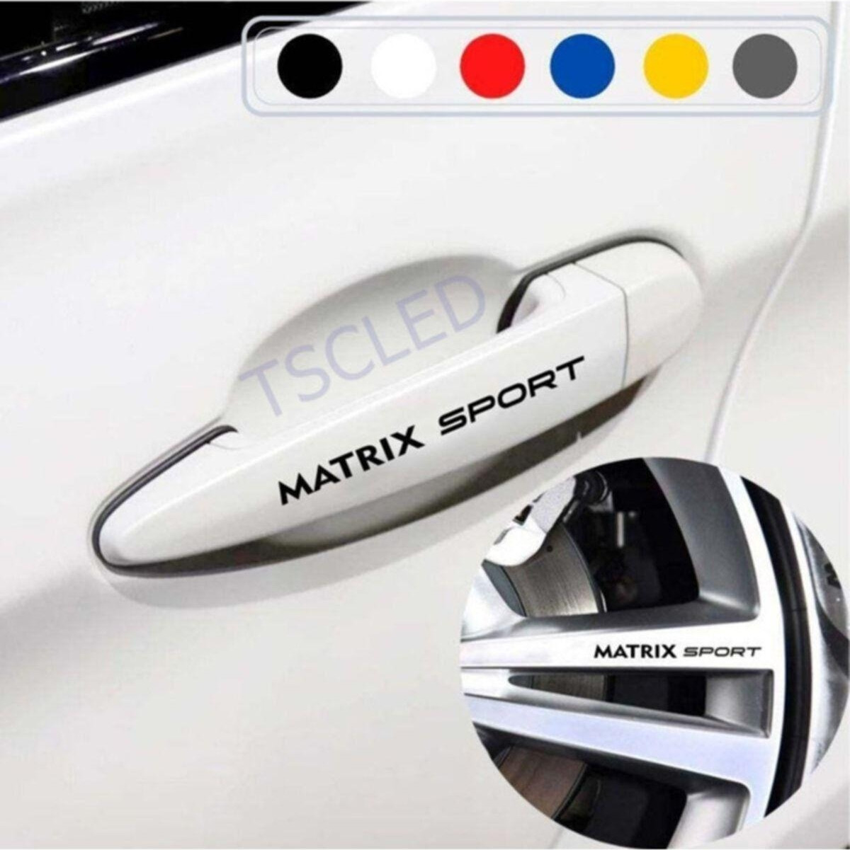Kapi Matrix Hyundai Matrix Yapıştırma Kapı Kolu Ve Jant Stickerı - idefix