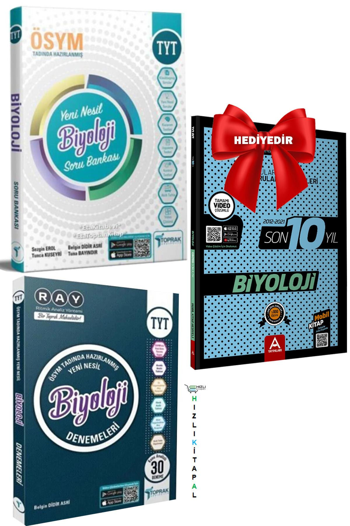Toprak TYT Biyoloji Set Çıkmış Sorular Hediyeli - Kitabı Fiyatları ...