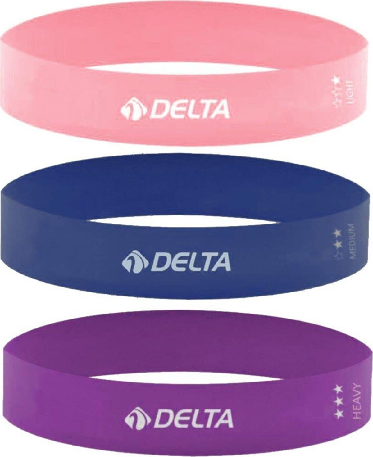 Delta Latex 3'lü Aerobik Pilates Direnç Egzersiz Bandı Squat Çalışma ...