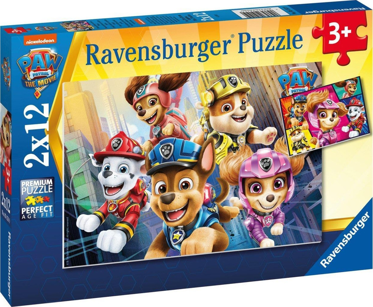 Paw Patrol Ravensburger 2x12 Parça Puzzle Paw Petrol 051519 - idefix