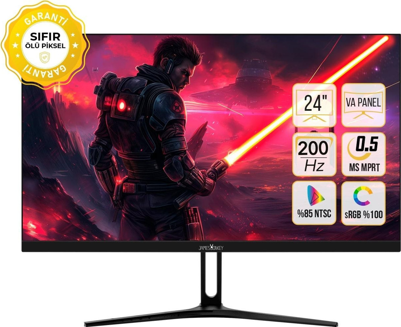 James Donkey Epic E10 23.8'' 200Hz 0.5Ms FHD VA Panel Gaming Monitör ...