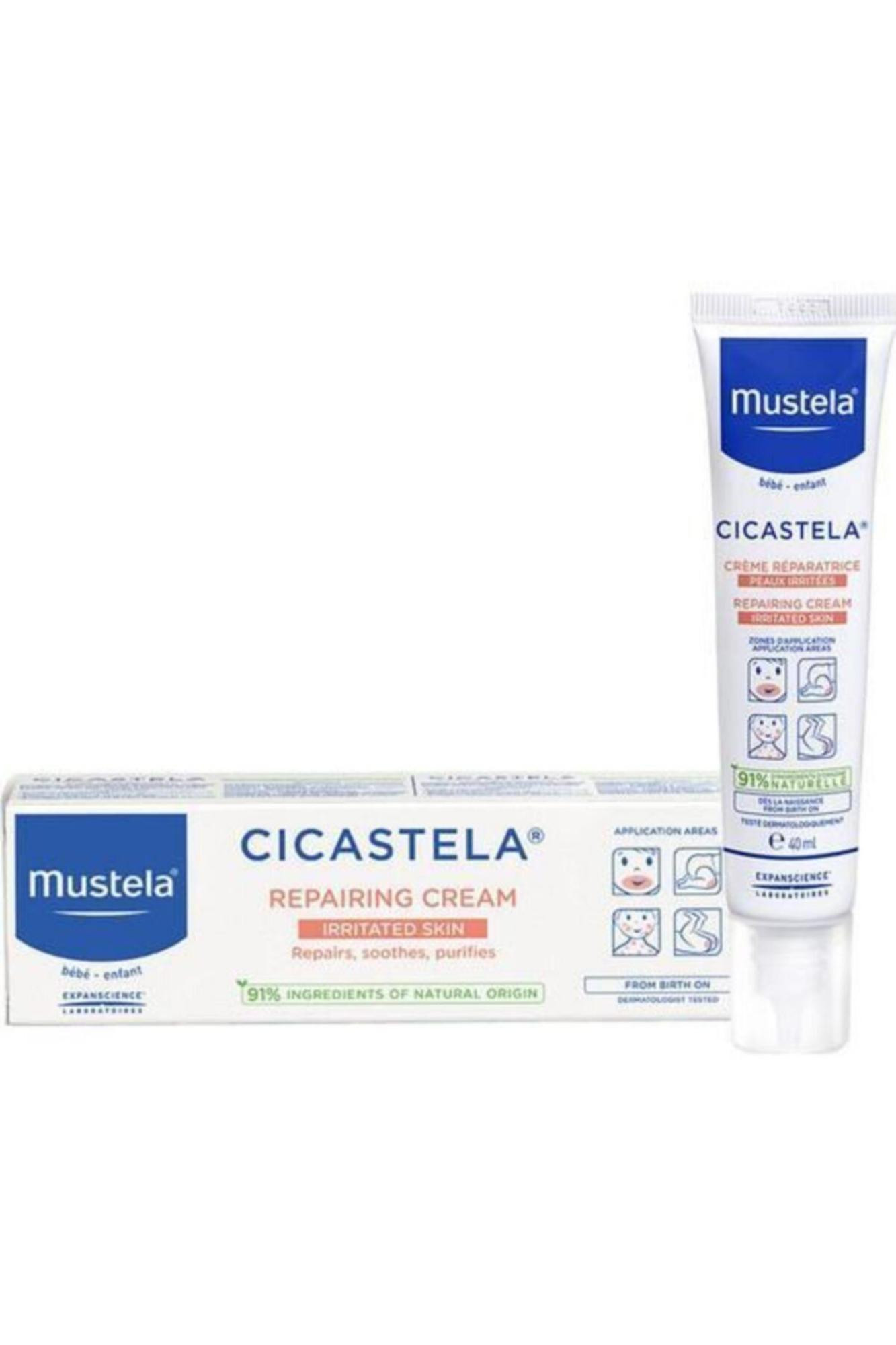 Mustela Cicastela 40 ml Onarıcı Bebek Bakım Kremi